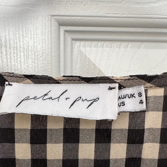 Petal & Pup Gingham Long Sleeve Dress - Picture 2 of 7